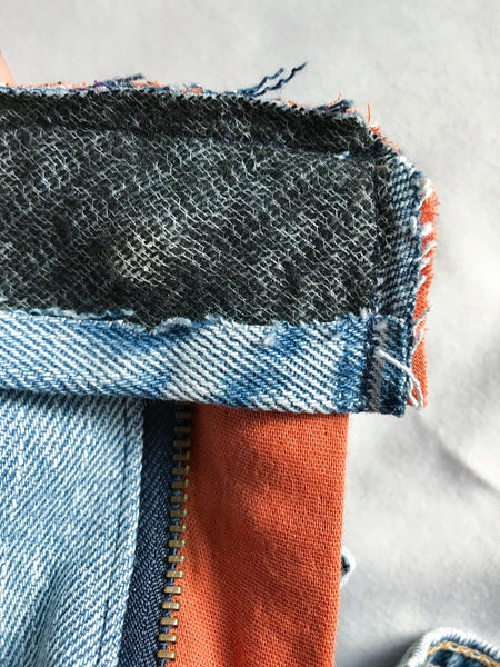 halfmoon 101 jeans sew along beltloops waistband hardware