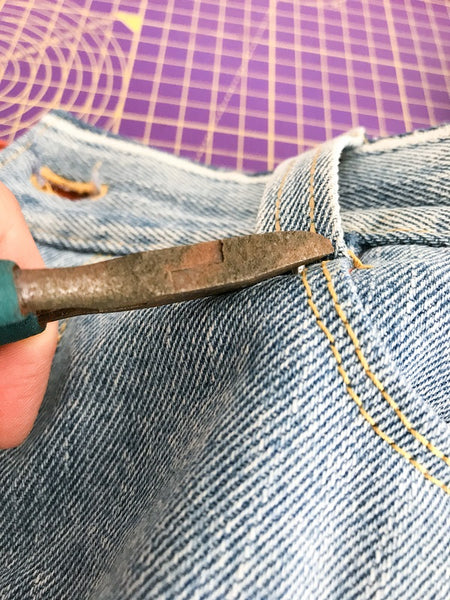 halfmoon 101 jeans sew along beltloops waistband hardware