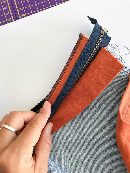 halfmoon 101 JEANS | sew along zipper fly