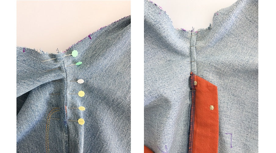 halfmoon 101 JEANS | sew along zipper fly