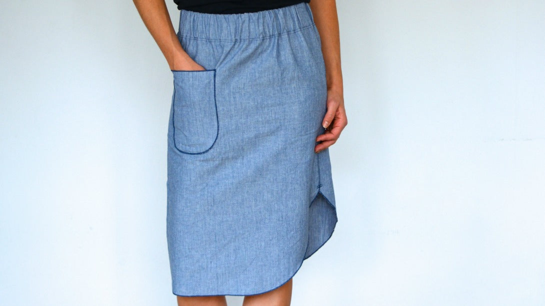 midi skirt ROMA | PDF pattern | fabric insipration