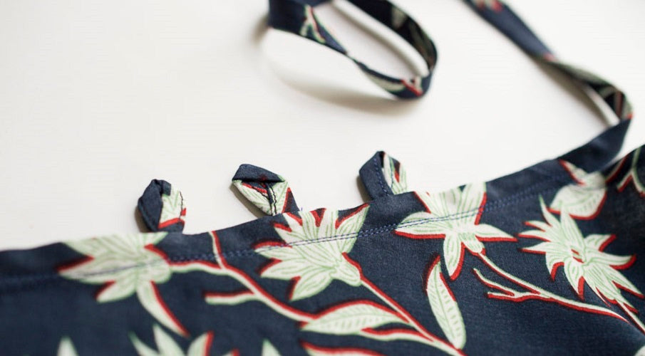 maxi wrap dress VONDEL | pattern hack | A Happy Stitch + halfmoon ATELIER