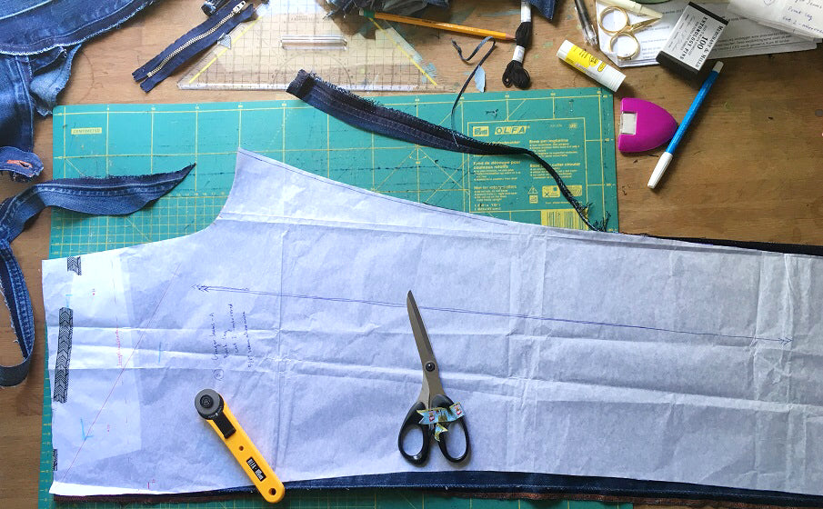 Upcycled Ginger Jeans | make new jeans from old jeans