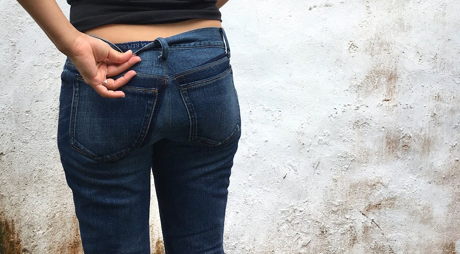 Upcycled Ginger Jeans | make new jeans from old jeans