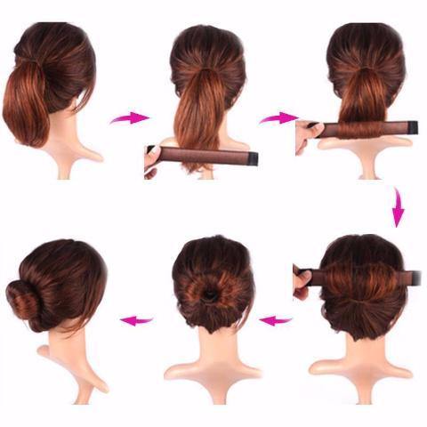 comment faire un chignon avec une perruque