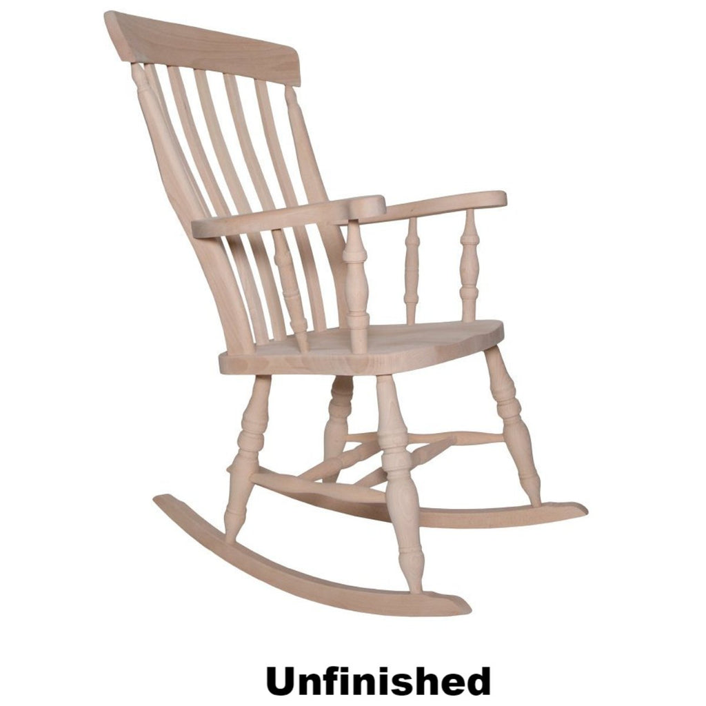 The Rocking Chair Beech Slat Back Rocking Chair