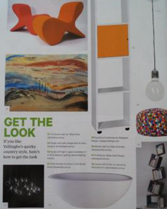 Grand Designs magazine features one of Chloe Planinsek's earlier paintings 'Cactus Hill'