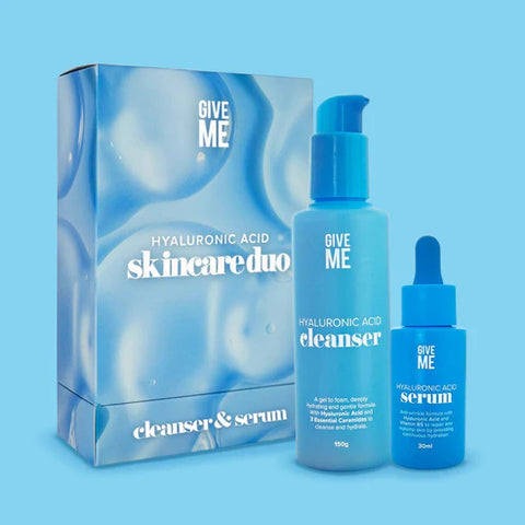 The Give Me Cosmetics Hyaluronic Acid Skin Duo.