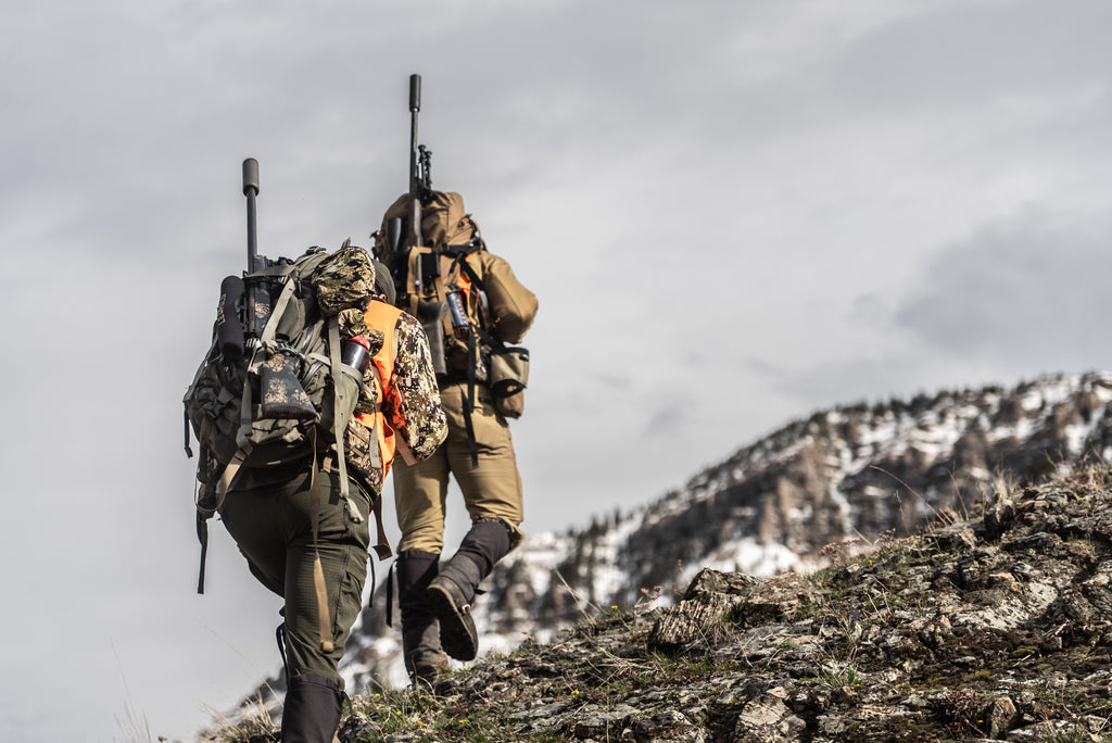 Both Uncharted and MTNTOUGH founders testing their toughness on a cool spring hunt in MT last weekend.