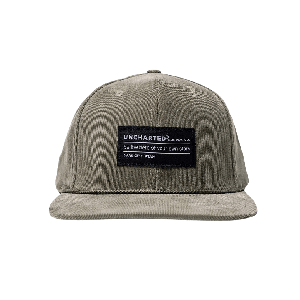 Slogan Patch - Corduroy Snap Back Hat