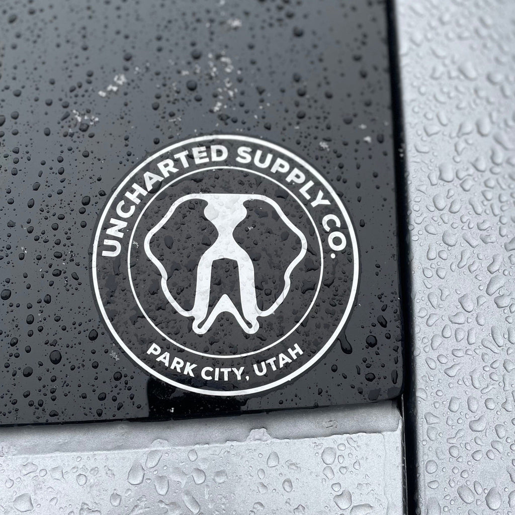 Uncharted Circle Logo Sticker 4"