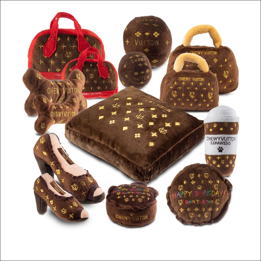 Discount in Large Brown Chewy Vuiton Toy - Toys - Designer