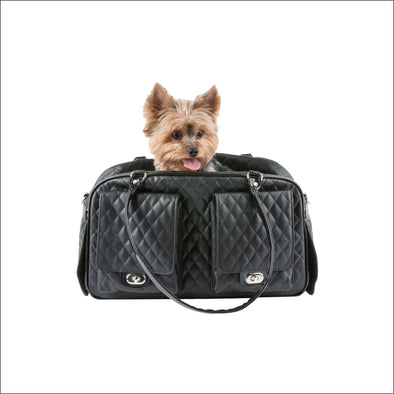 Yuppy Puppy Boutique - The Payton - Black Quilted Totes 