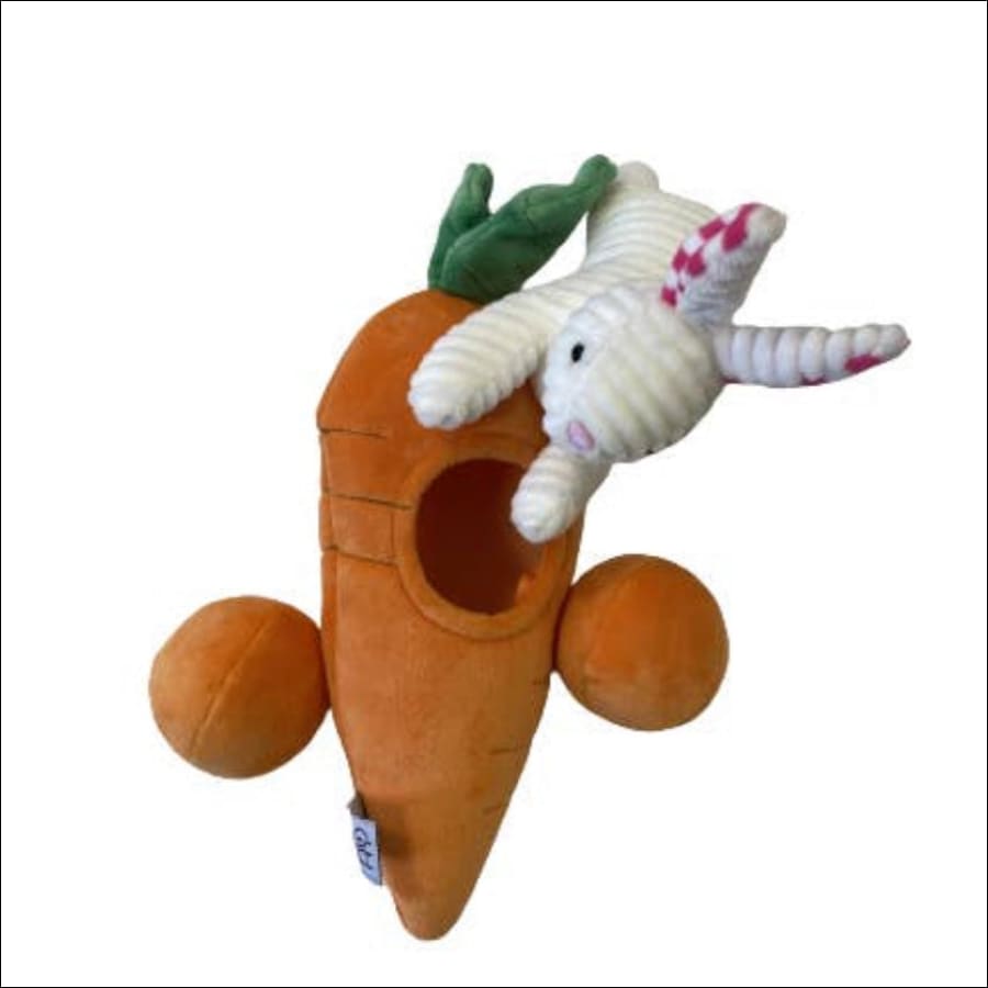 Midlee Hide a Toy Carrot Easter Dog Toy