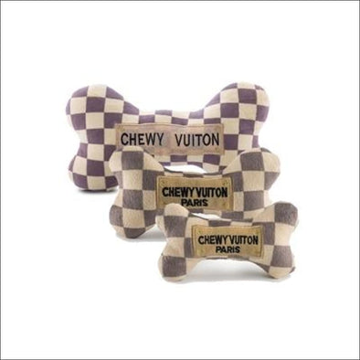 Haute Diggity Dog Checker Chewy Vuiton Trunk Activity House Dog Toy Gifts  For the Pet Dog at Chagrin Saddlery Main