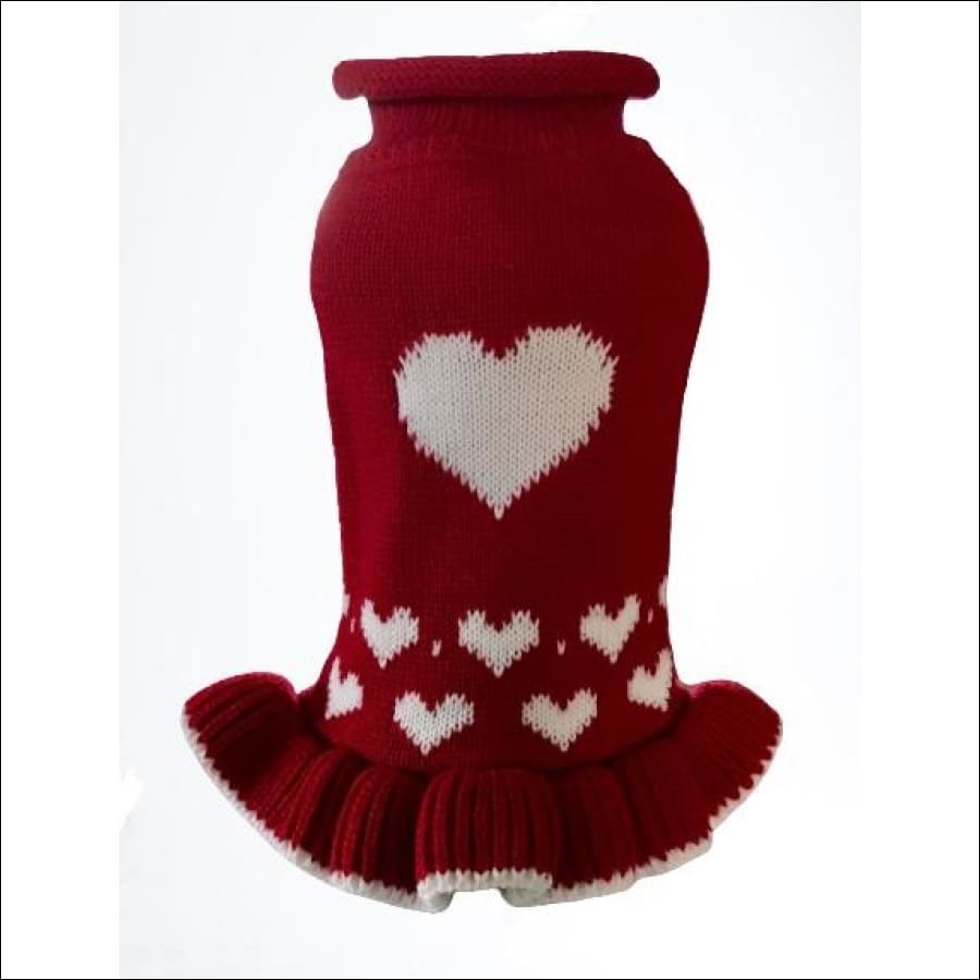 Red Heart Dog Sweater