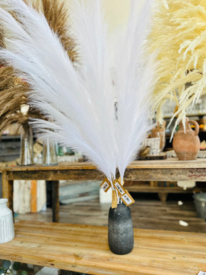 Large Pampas Grass Artificial Faux- white - Ruby & Pearl Boutique