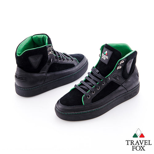 travel fox trainers black