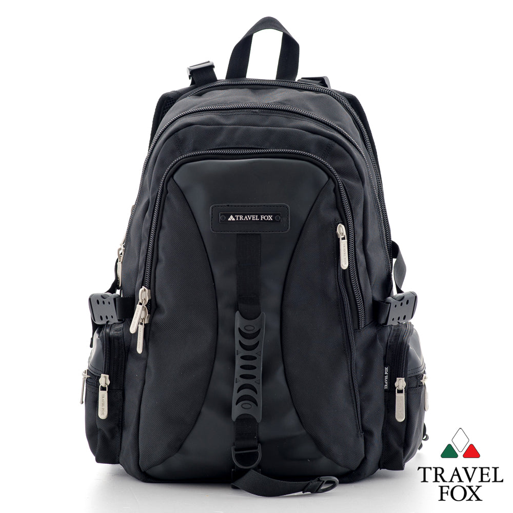 fox laptop backpack black