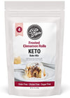 KetoBakes Low Carb Cinnamon Roll Mix - 4g Net Carbs - Clean Keto and Gluten Free Baking Mix - Easy to Make - No Starches - Includes Buttercream Frosting Mix - Non-GMO, Dairy Free, Wheat Free, Diabetic Friendly