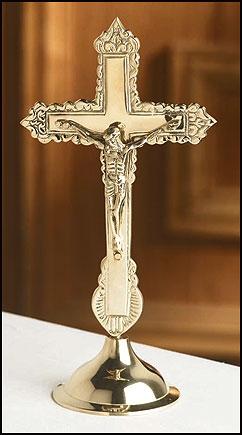 Luzar Vestments - Altar Crucifixes, Cross, Candlesticks, High Altar Sets