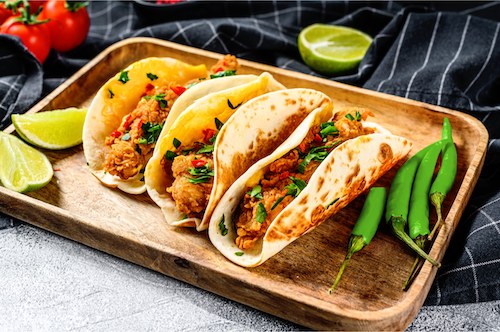 Sante Fe Tacos with Hatch Chili Queso - New