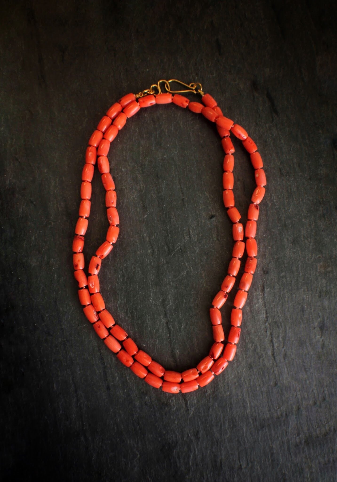 coral and stone jewelry