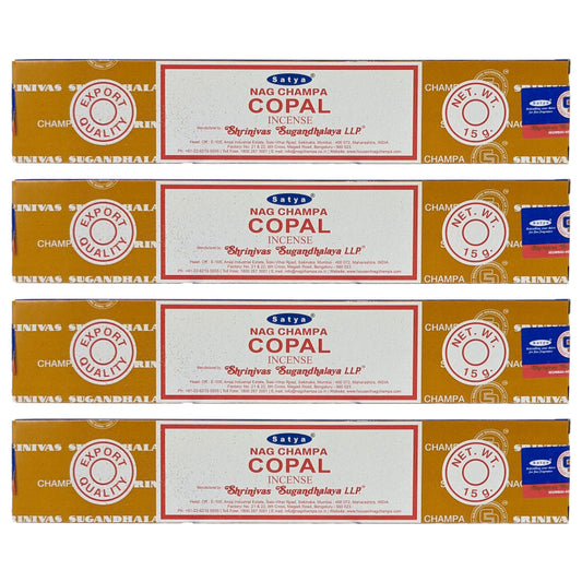 Incienso Satya Nag Champa Palo Santo 0.53 oz o aproximadamente 15 Palitos