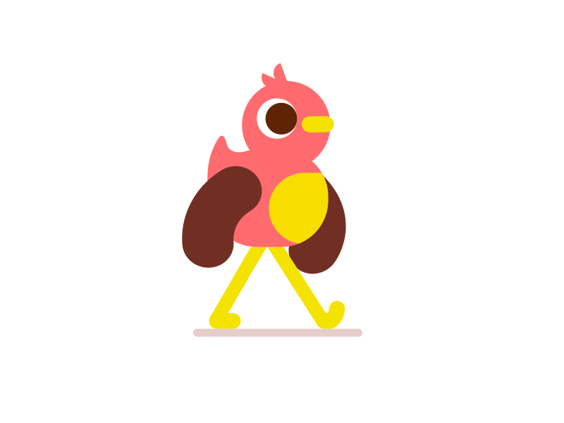 walking duck animation
