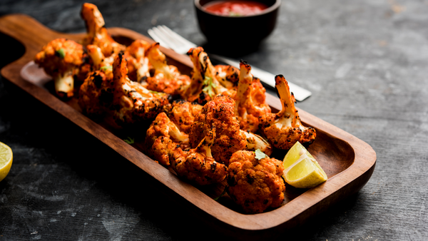 Easy Roasted Tandoori Cauliflower Wings Recipe