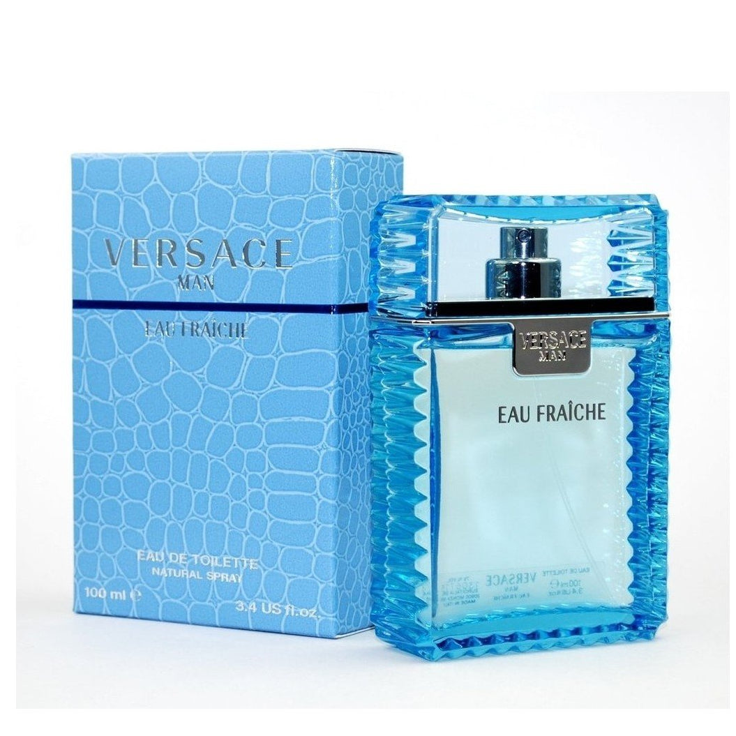 Versace Eau Fraiche Men 3.4 oz / 100 ml Eau de Toilette Spray Beauty