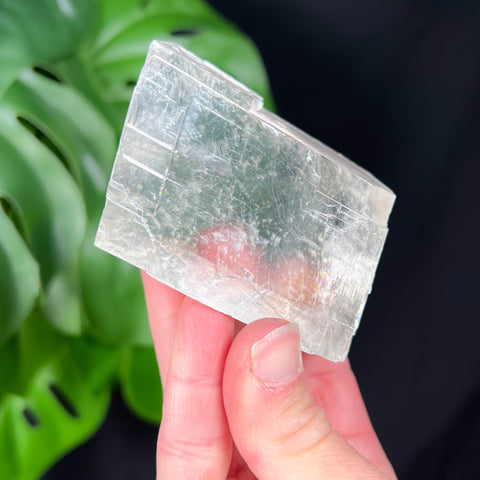 Calcite Crystal Displaying Rhombohedral Cleavage