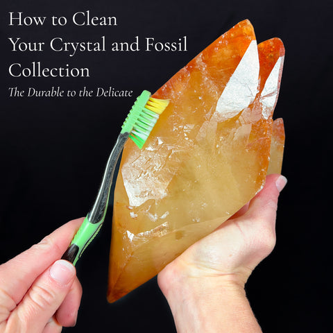 How to Clean Your Crystal and Fossil Collection