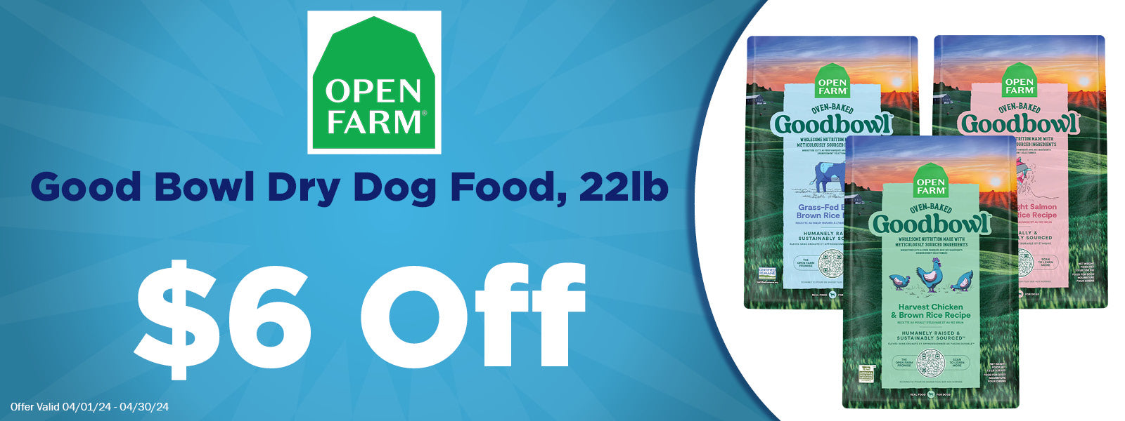 Open Farm Good Bowl Dog Food $6 Off 22lb+