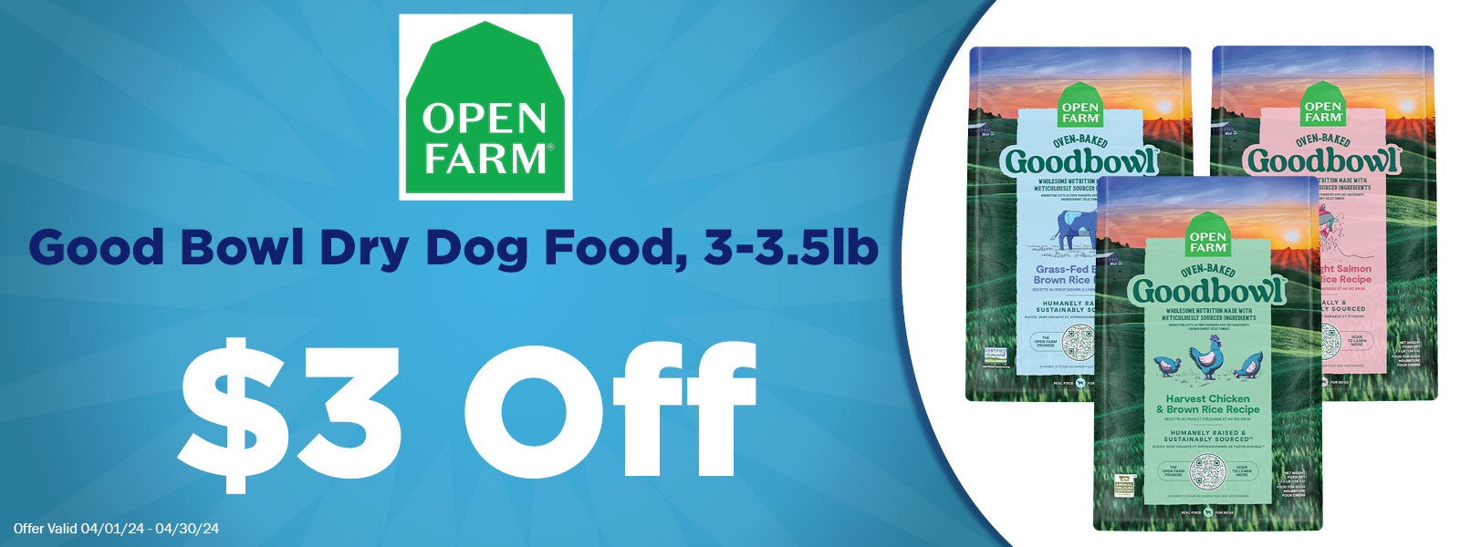 Open Farm Good Bowl Dog Food $3 Off 3-3.5lb