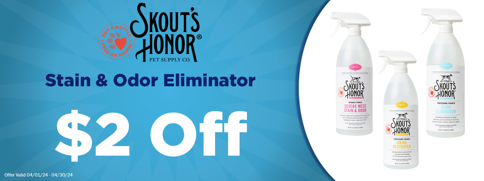 Skouts Honor Stain & Odor $2 Off