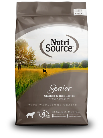 NutriSource Senior Chicken and Rice Dry Dog Food