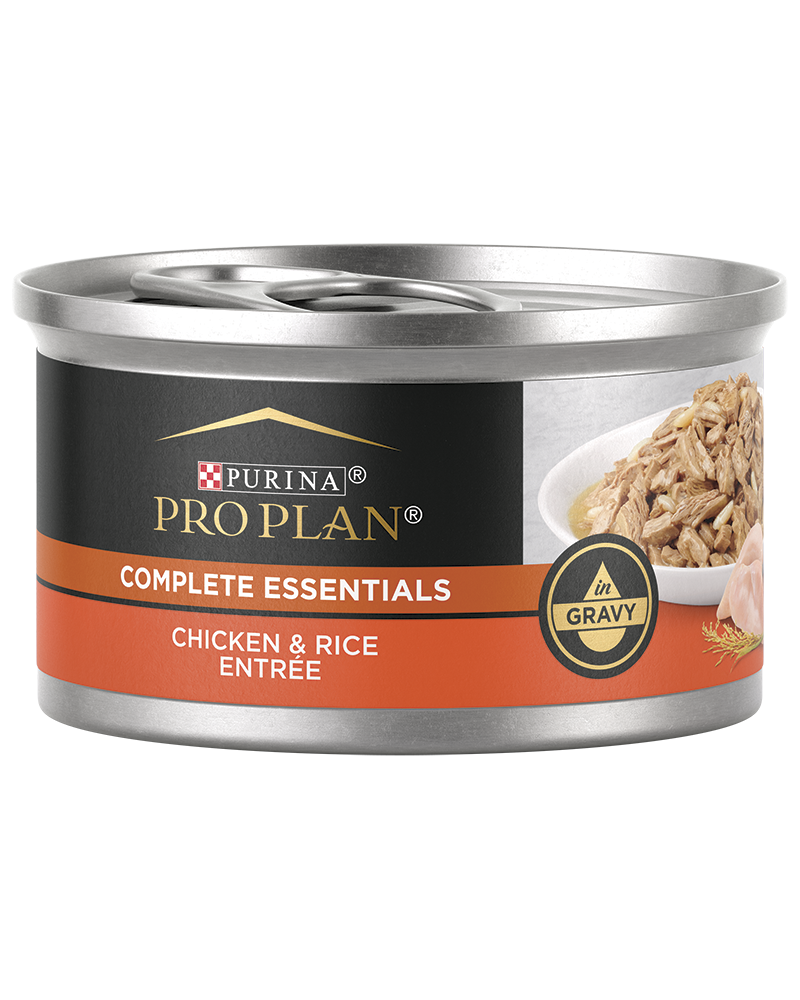 Purina Pro Plan Complete Essentials Chicken & Rice Entree In Gravy Canned Cat Food