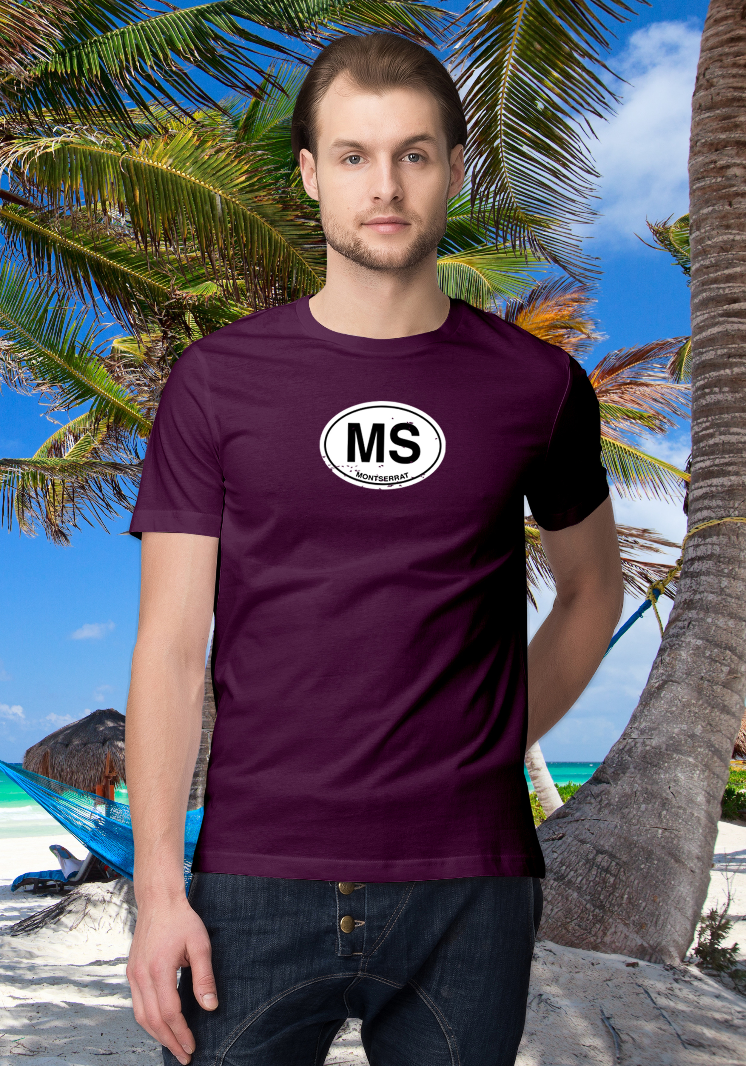 Montserrat Men's Classic T-Shirt Souvenirs - My Destination Location
