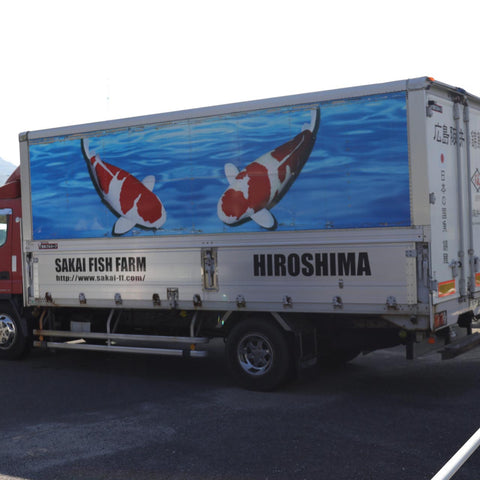 Sakai Fish Farm transport truck