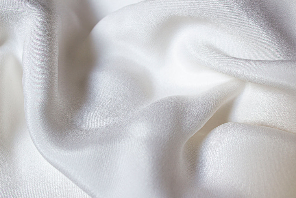 Jasmine Silk Crepe Gown | White | Jacoba Jane