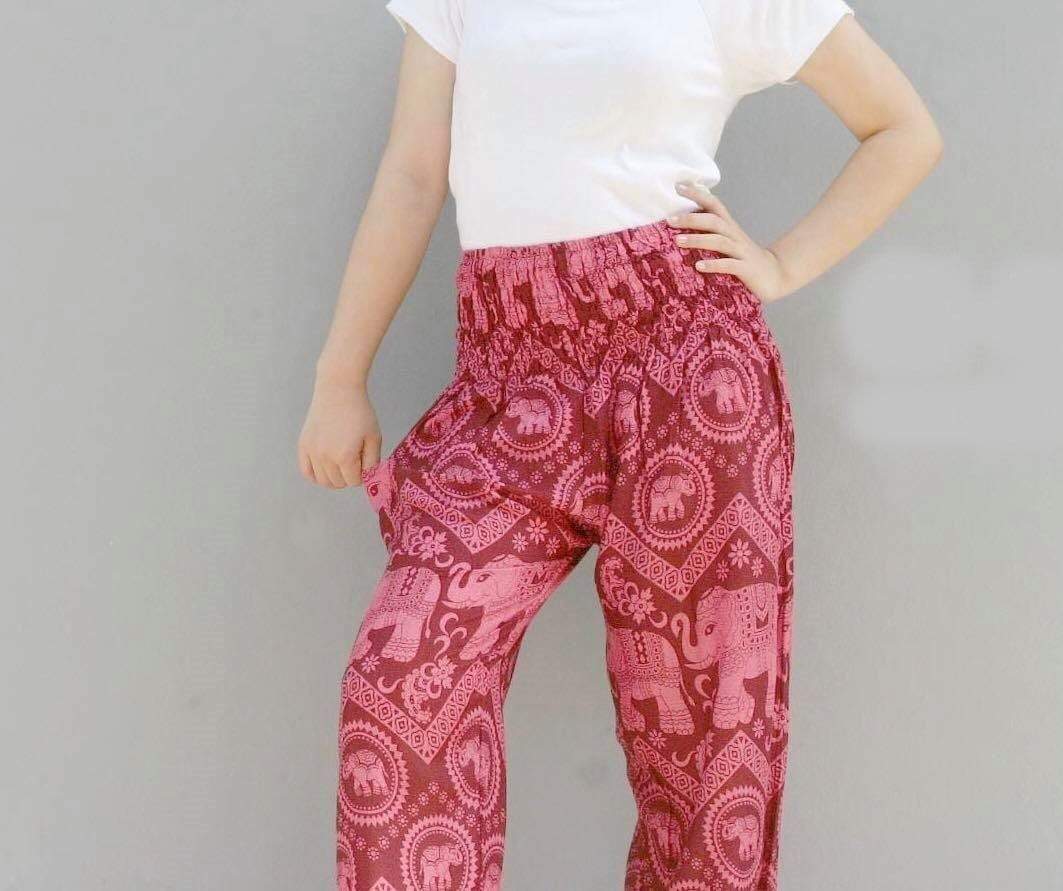 Lay Chang Kongchak Pink Elephant Pants - Elephant Shirt Store product image