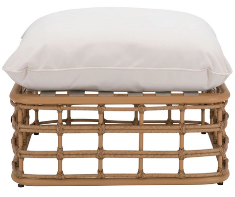 Zuo Kapalua Ottoman Beige & Natural