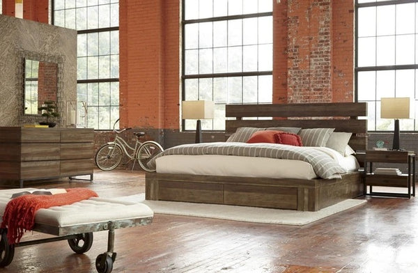 ART Furniture Epicenters Williamsburg Platform Storage Bed King