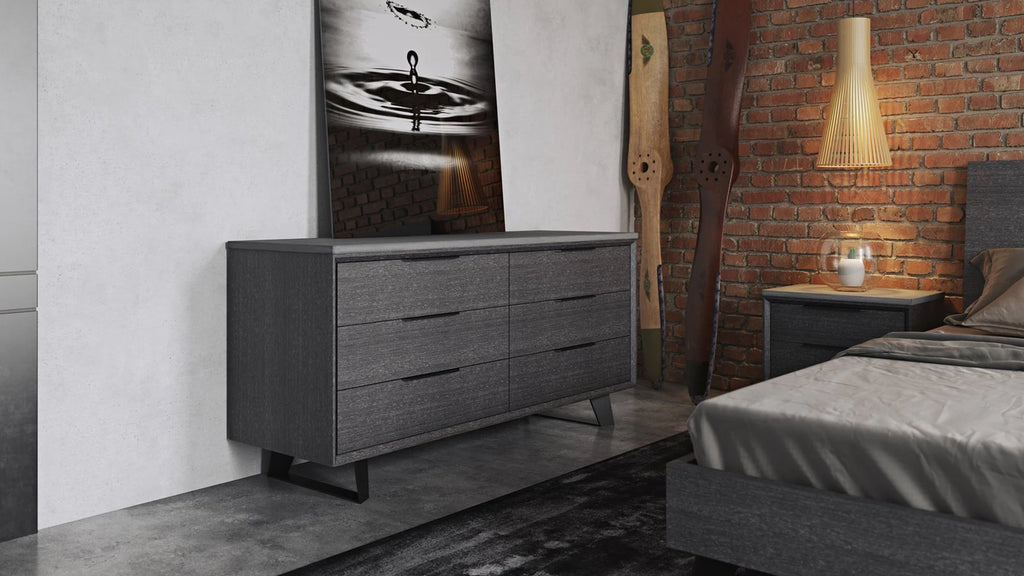 Modloft Amsterdam Dresser Gray Oak