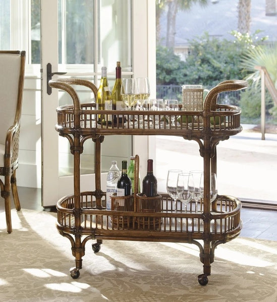 Tommy Bahama Home Bali Hai Veranda Bar Cart