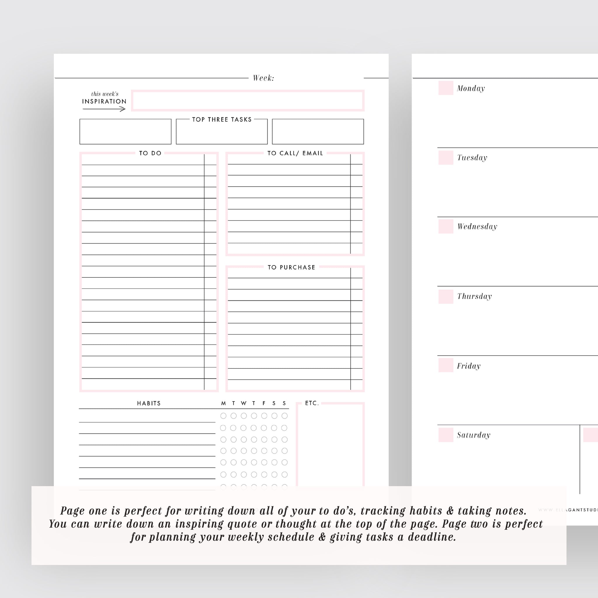 a-variety-of-weekly-planner-printables-for-your-planners-download