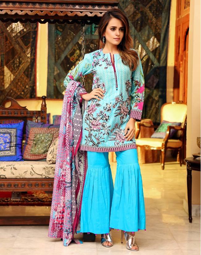 pakistani lawn dress