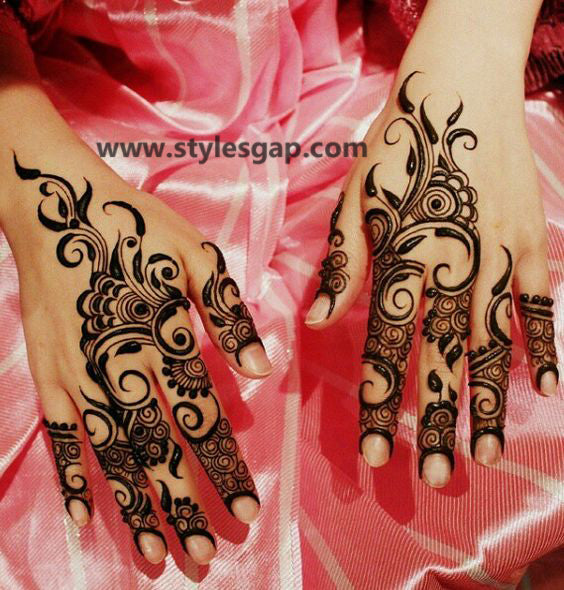 Latest Pakistani Mehndi Designs Trends Collection 18 19 Dikhawa Fashion 21 Online Shopping In Pakistan