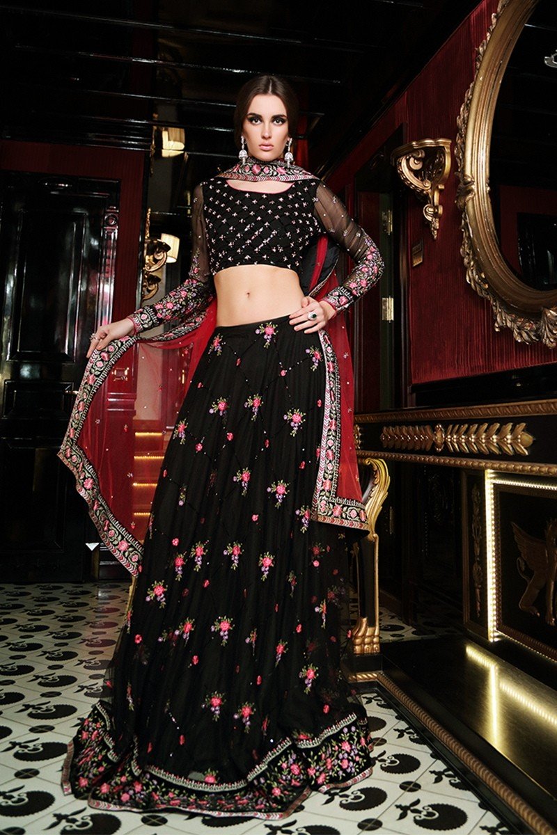 maria b lehenga collection 2018